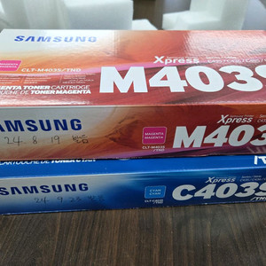 토너 M403S(빨강) C403S(파랑) 새상품