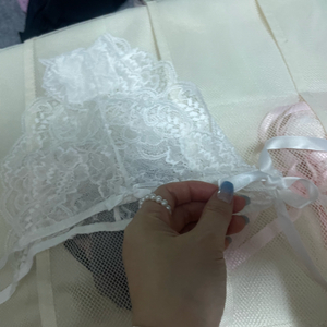 여자팬티 레이스 화이트 끈포인트