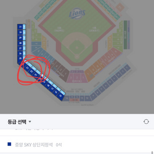 삼성 한화 스카이 21구역 9열 3번 단석 팝니다