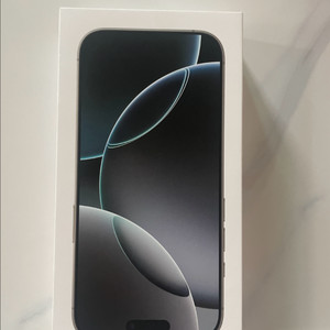 아이폰 16 Pro 256GB 화이트 티타늄 (미개봉)