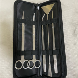 제노윈 수초 핀셋 가위 평사기 5종 및 가방 세트