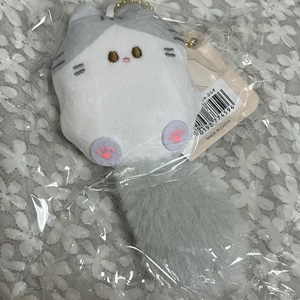 일본 고양이 키링 열쇠고리 꼬리 빈티지 귀여운 가챠