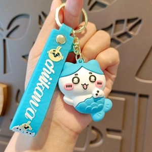 미사용)먼작귀 치이카와 열쇠고리 키링 하치와레