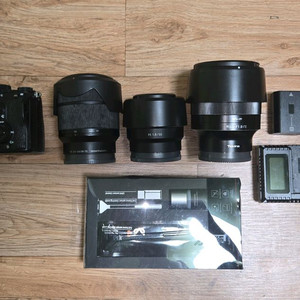 Sony A7M3 + 렌즈3종 + 배터리등 세트 팝니다