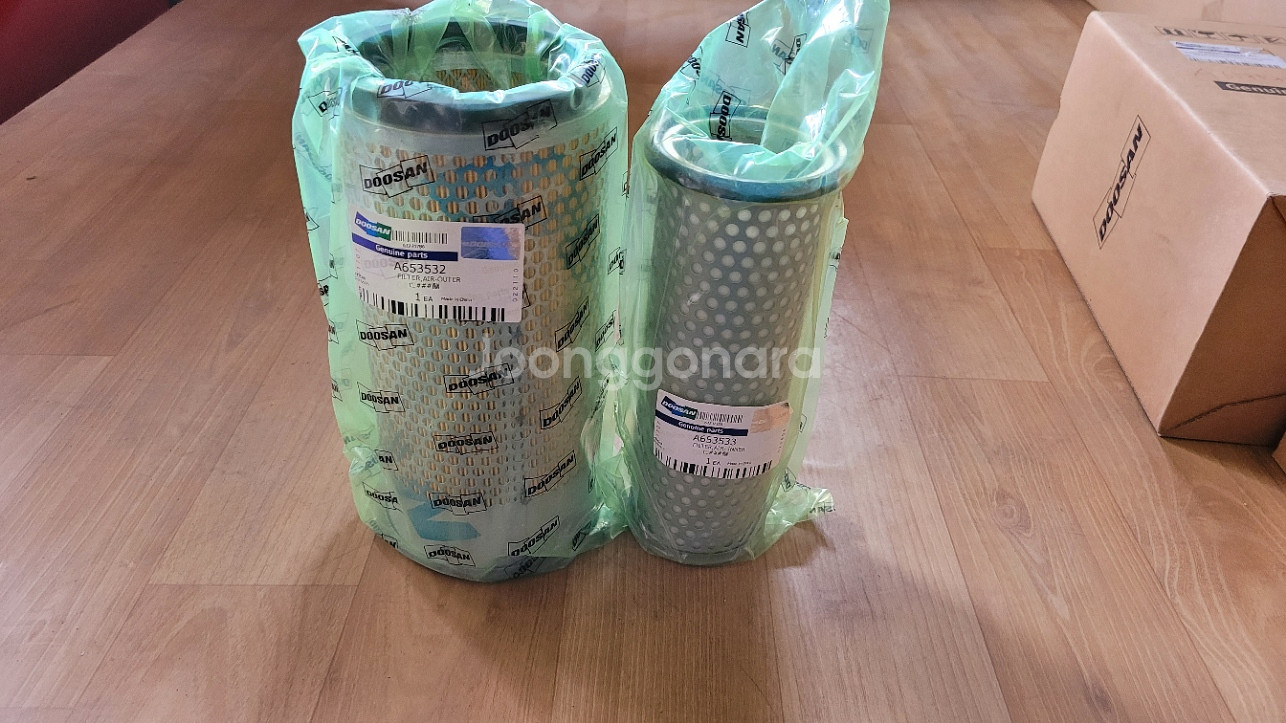 두산지게차 2~3톤용 에어클리너(에어필터)--2
