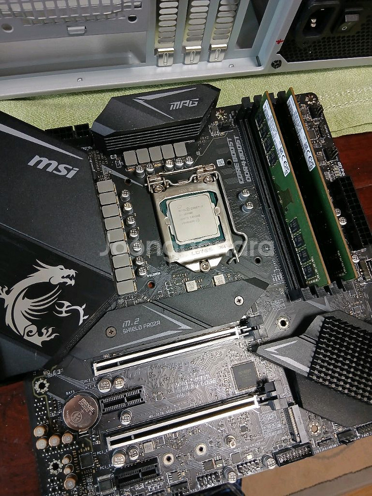 MSI 정품 Z490m + 10700k + 램--0