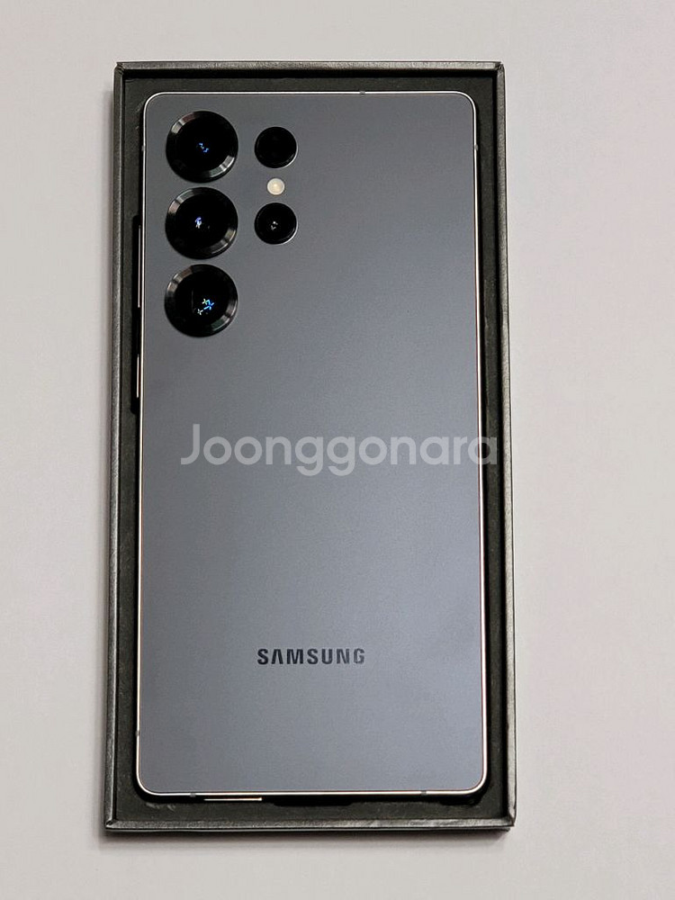 갤럭시 S25 울트라 티타늄 블랙 256GB--2