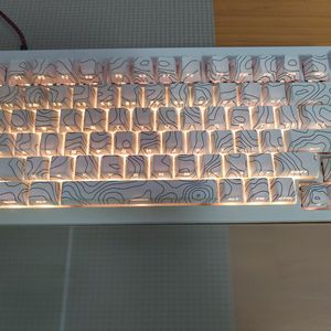 몬스긱 m1w 기계식 키보드 풀알루
