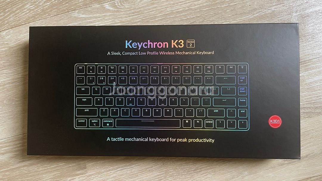 Keychron K3 백색 LED 적축 옵티컬 핫스왑--3