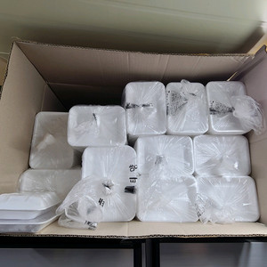 배달 포장용 스티로폼 트레이, 전자렌지용기, 소스통