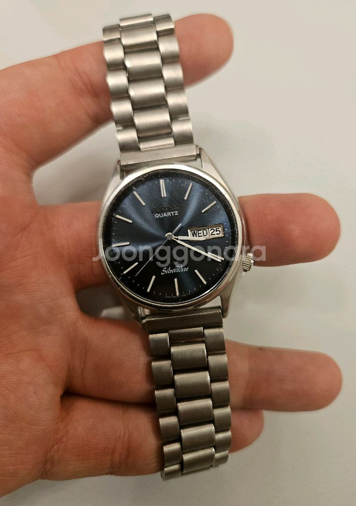 세이코 실버웨이브 8229-703B 빈티지 시계--0