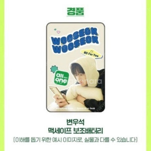 변우석보조배터리