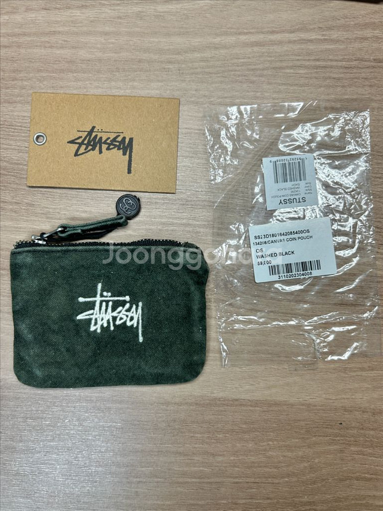 스투시 STUSSY 코인 지갑 파우치--0
