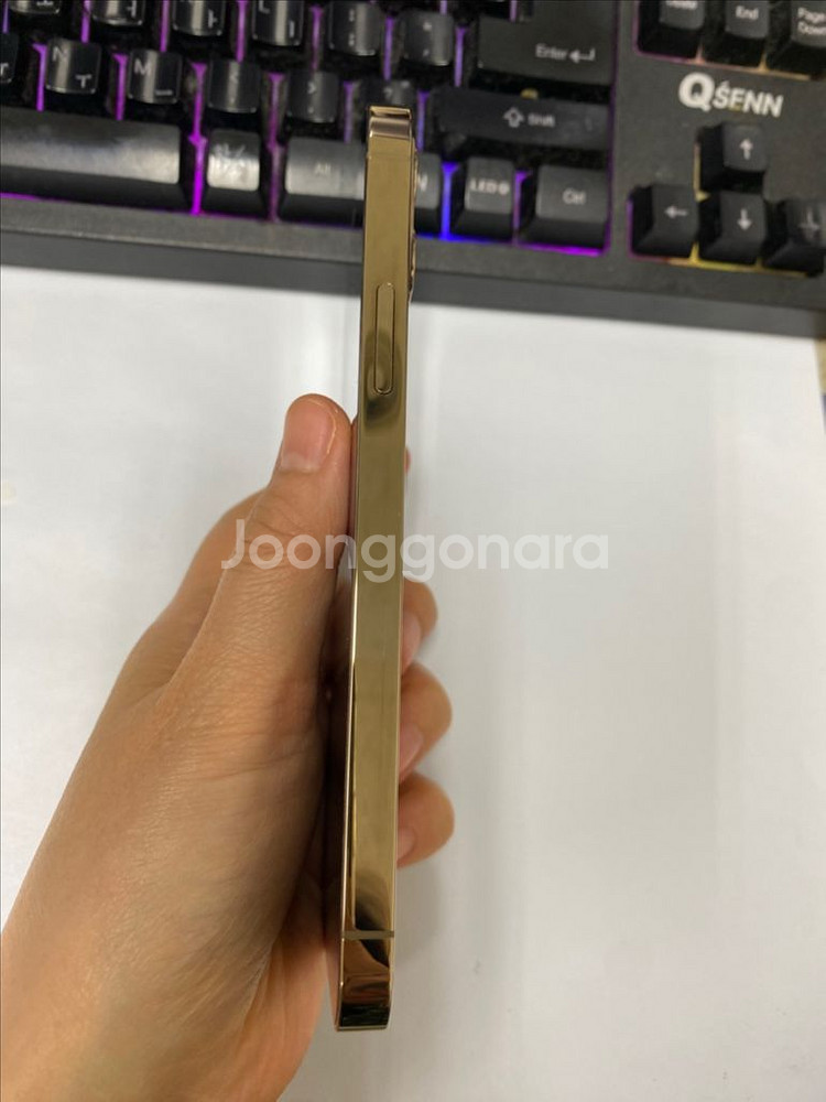 아이폰12프로 골드 S급 128GB 정품배터리100%--3
