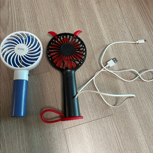 휴대용선풍기2개+5핀케이블 / 일괄