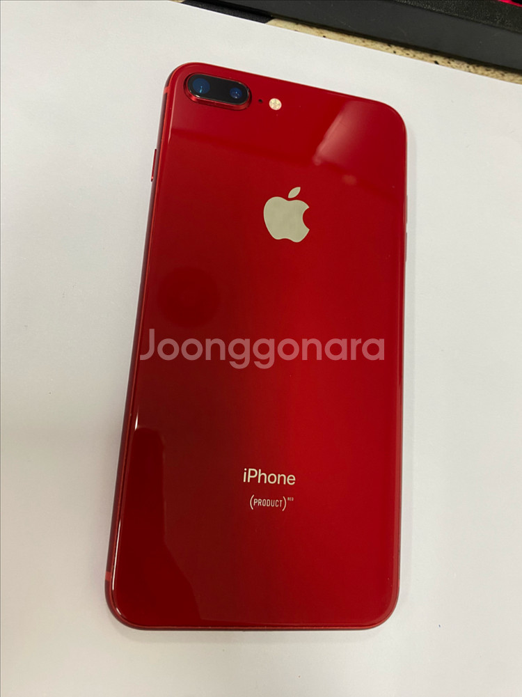 아이폰8플러스 레드 AA급 64GB 무잔상 배터리100--0