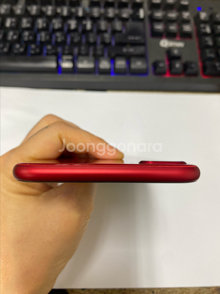 아이폰8플러스 레드 AA급 64GB 무잔상 배터리100--3