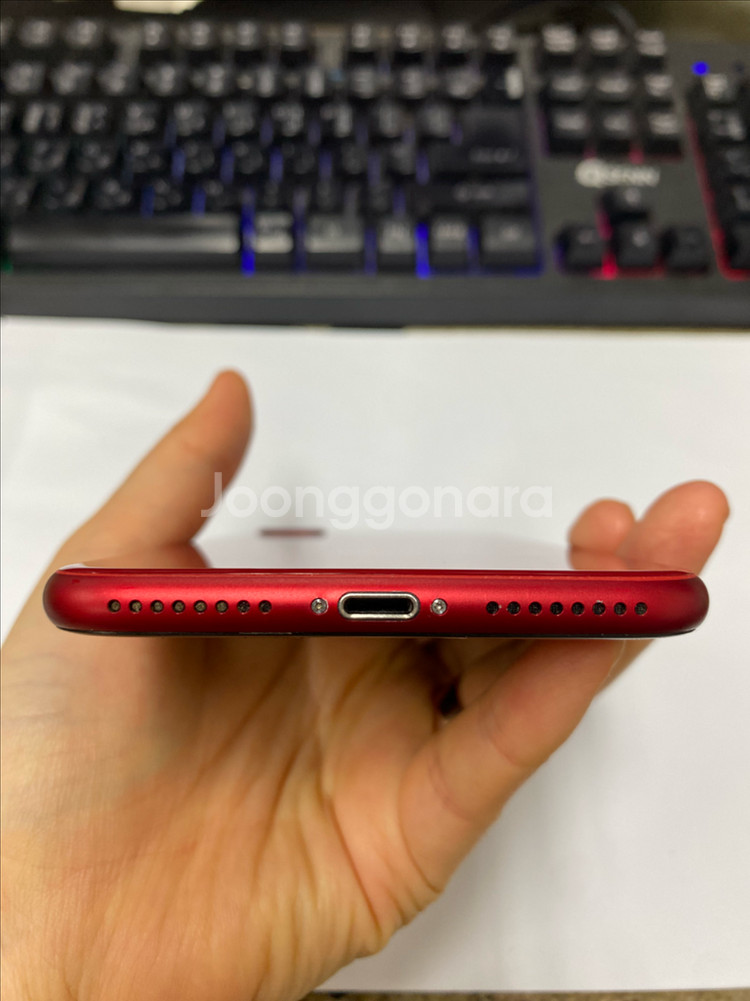 아이폰8플러스 레드 AA급 64GB 무잔상 배터리100--6