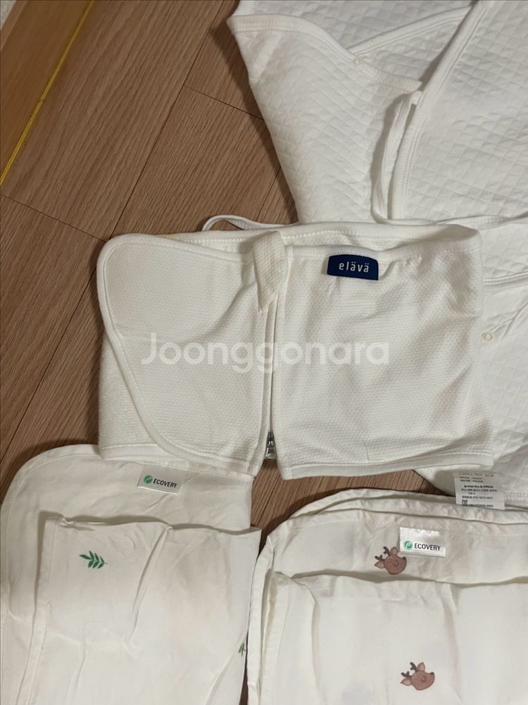엘라바 스트랩, 리코타입 속싸개, 배냇저고리 신생아용품--2