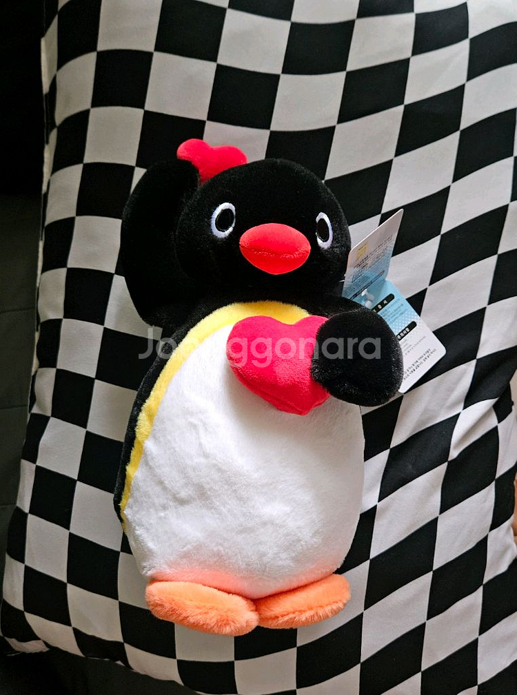 핑구 더블하트 중형 인형 27cm--1