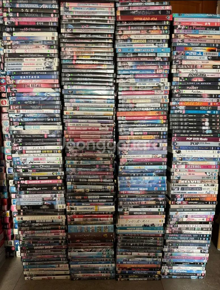 dvd 한국 외국 일본 홍콩등 350여개--0