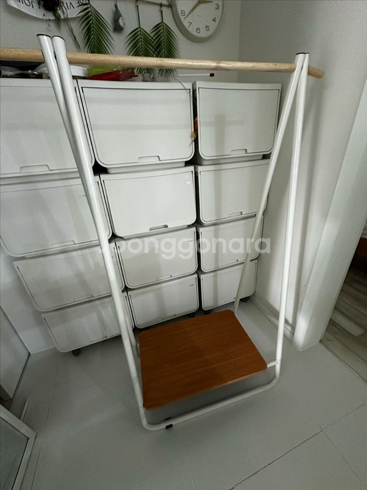 원목 옷걸이 행거--0