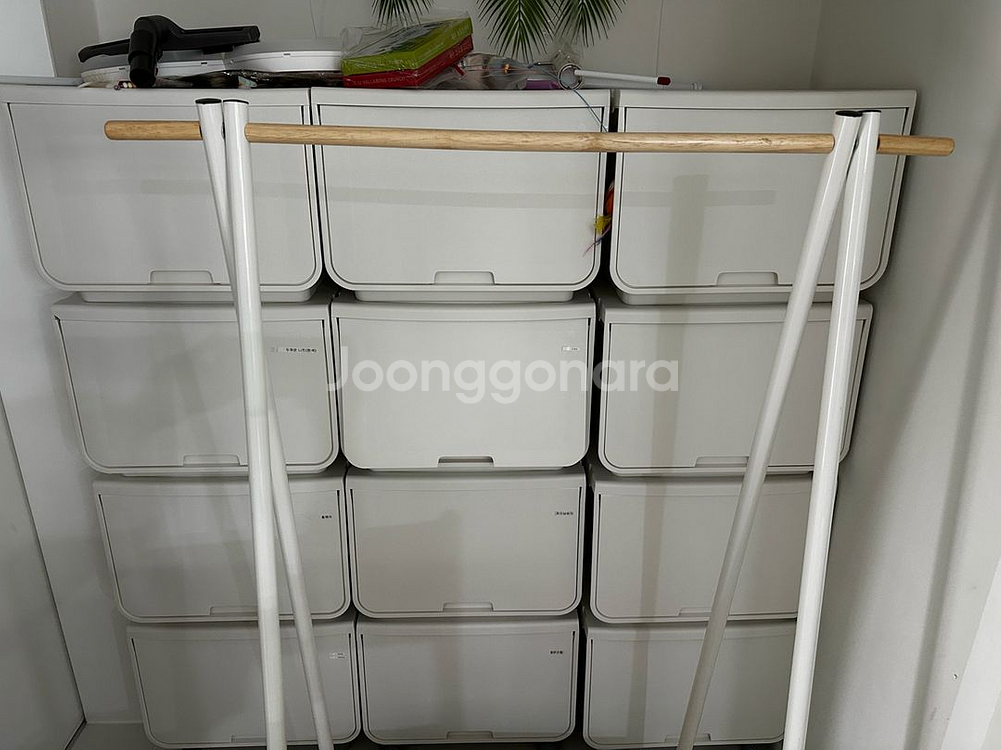 원목 옷걸이 행거--2