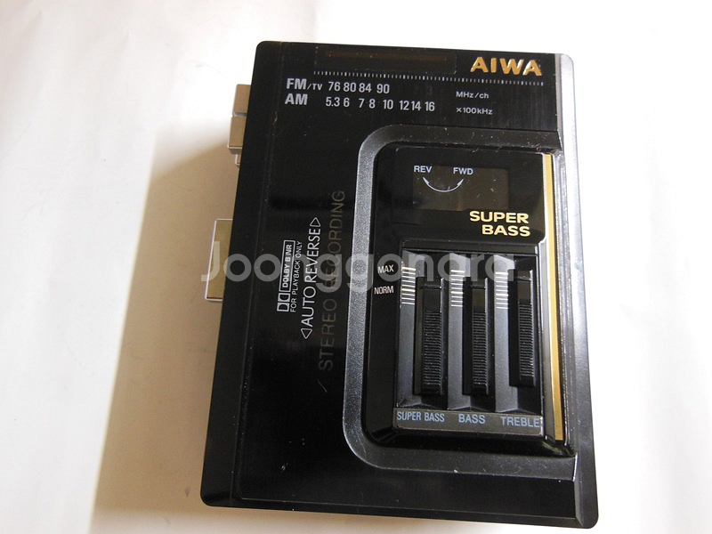 AIWA HS-J370 워크맨 작동품--0