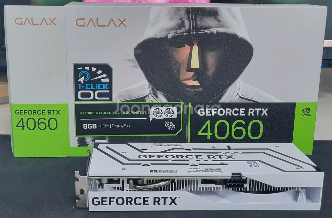 GALAX 지포스 RTX 4060 WHITE 8GB--0