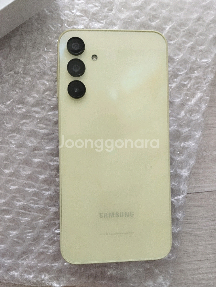 Galaxy A15 엘로우 약간 사용 공기계 택포8만--7
