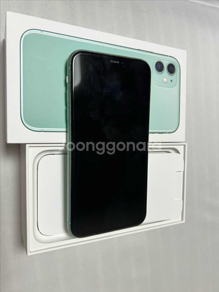 아이폰11 64gb 그린 s급--0