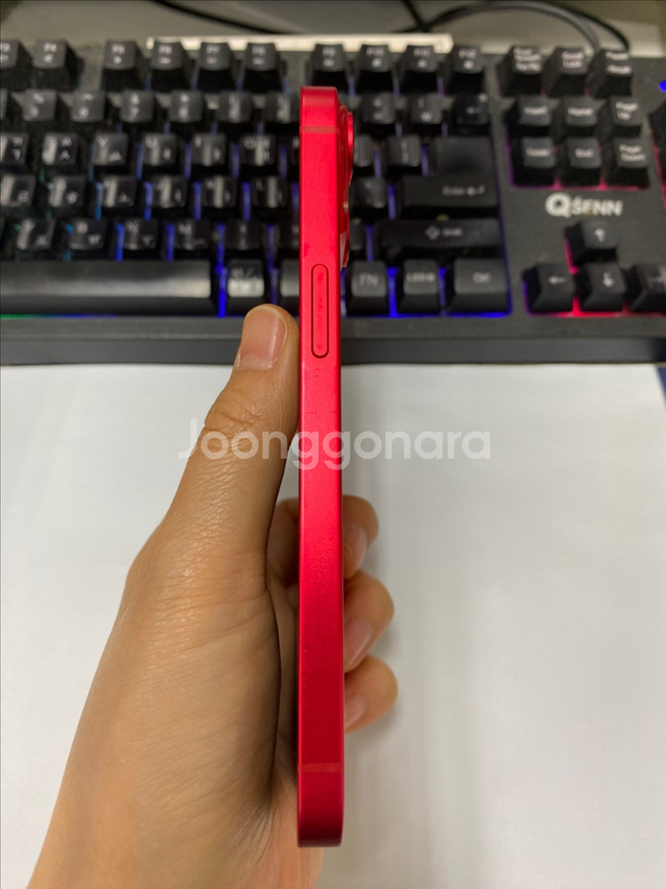 아이폰14 레드 AA급 256GB 무잔상--5