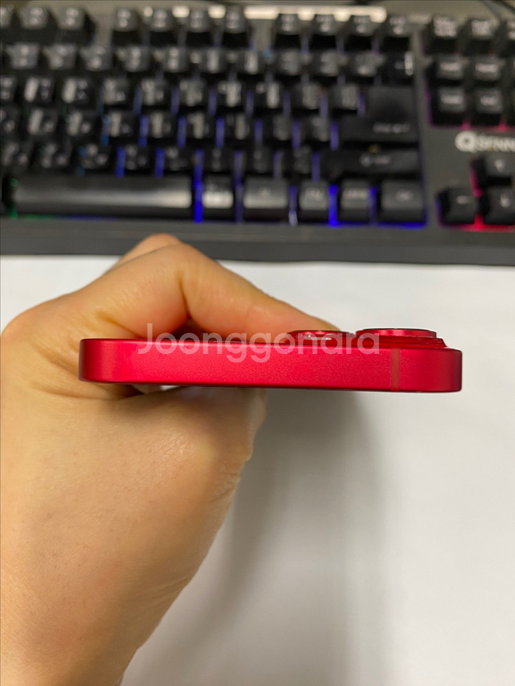 아이폰14 레드 AA급 256GB 무잔상--6