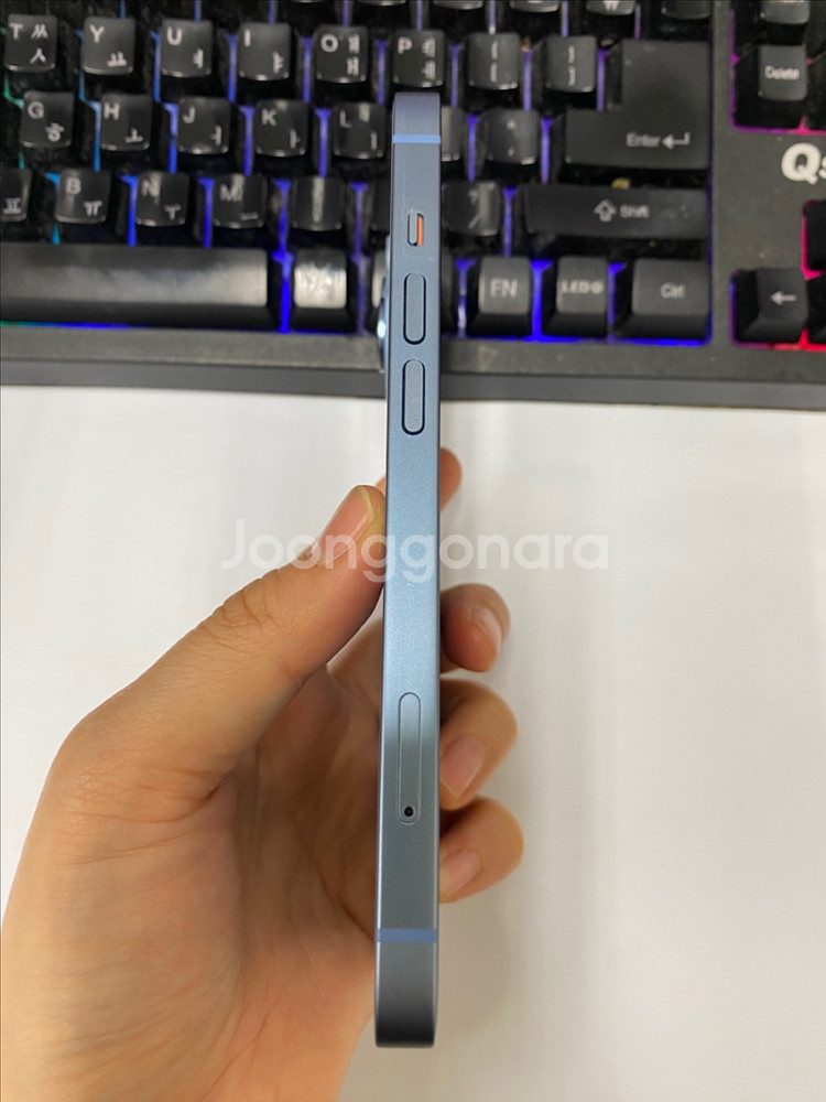 아이폰14 블루 SSS급 256G 무잔상--4