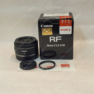 캐논 정품 RF 16mm 2.8 stm 신품급