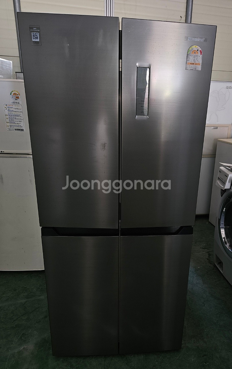 84 (무료배송설치) 중고냉장고 양문형 4도어 427L--0