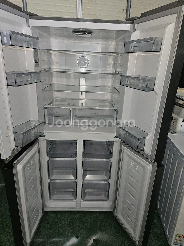 84 (무료배송설치) 중고냉장고 양문형 4도어 427L--1