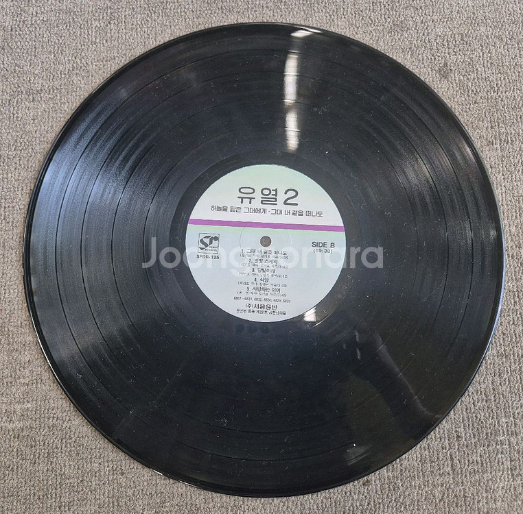 유열 2집 LP판--4