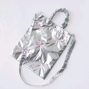 리플리 투웨이 리본 크로스백(실버) 팝니다.