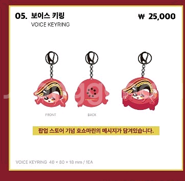 구함)호쇼마린 팝업스토어 보이스키링--0