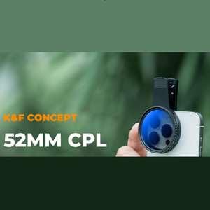 KnF 스마트폰 홀더클립+52mm CPL 필터 2676