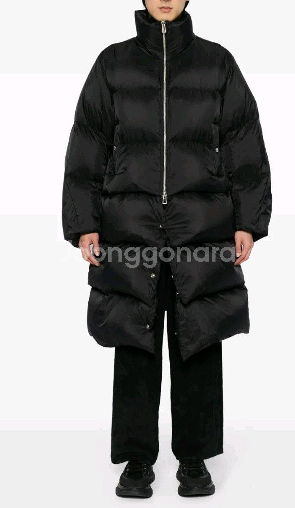송지오옴므 메타 롱 패딩 48사이즈 새제품 23FW--2