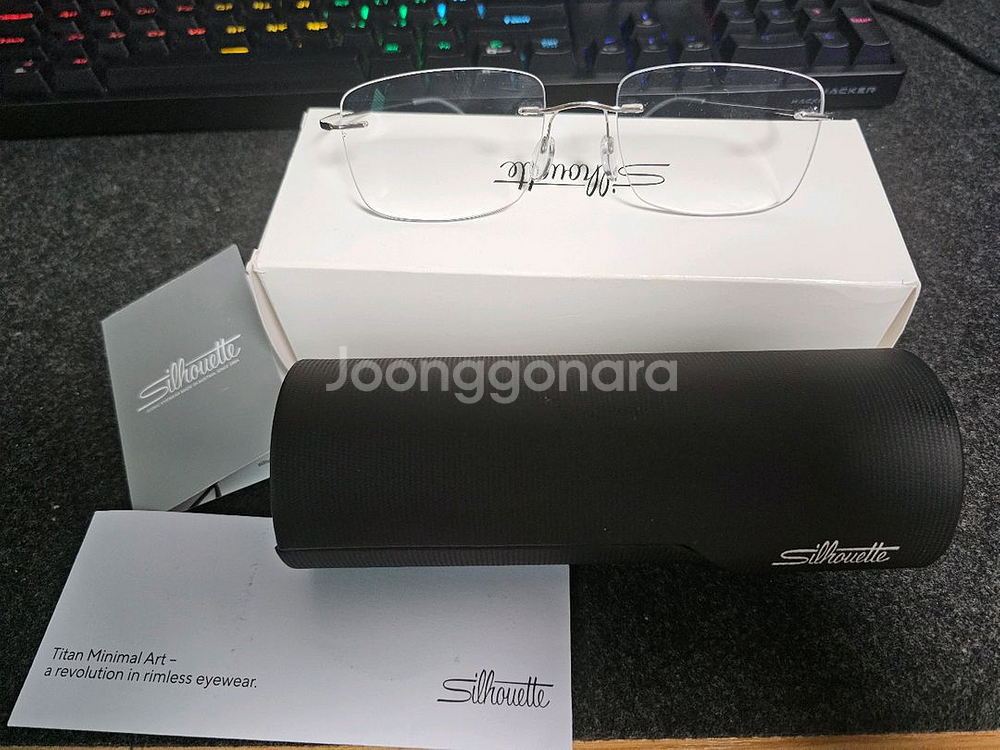 실루엣 무테안경 5599--0