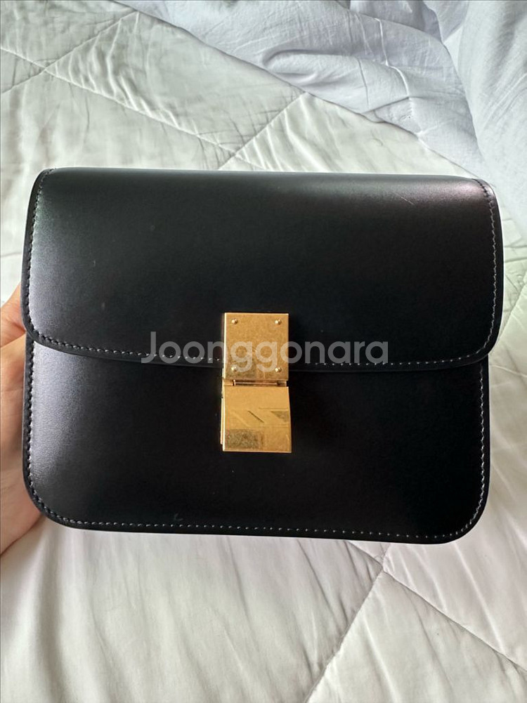 셀린느 클래식박스 틴 블랙--1