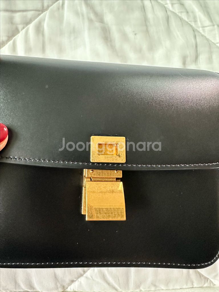 셀린느 클래식박스 틴 블랙--4