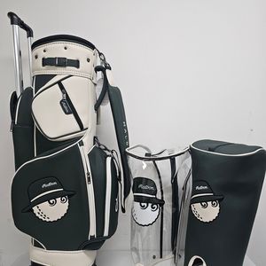 말본 뉴베이직 휠 캐디백 그린