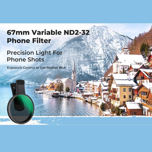 폰 클립온 홀더클립+67mm ND2-32 필터 2901