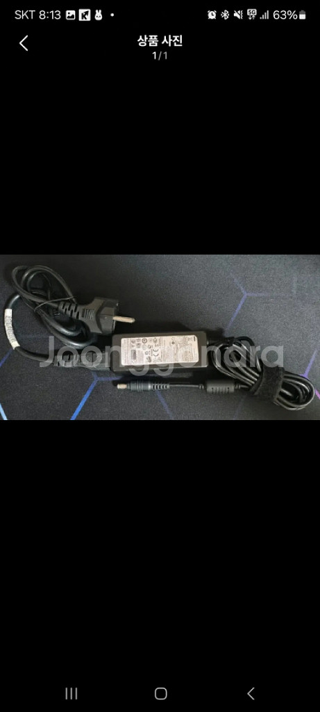 삼성 정품 충전기 아답터 ad-4019s 19 2.1a--0
