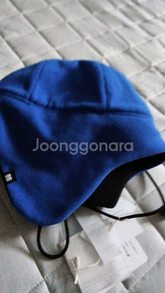코오롱 양면 귀덮이 모자--1