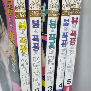 봄의 폭풍과 몬스터 1-5 순정만화책 만화책 판매